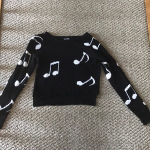 Music Note Sweater
